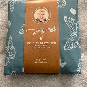 Dolly Blue Butterfly Tablecloth